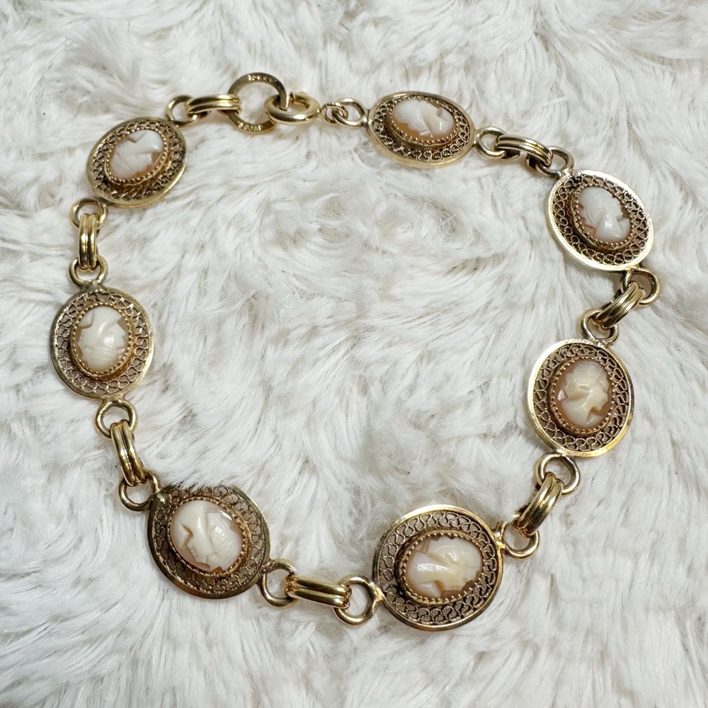 Bojar 12K Cameo Bracelet